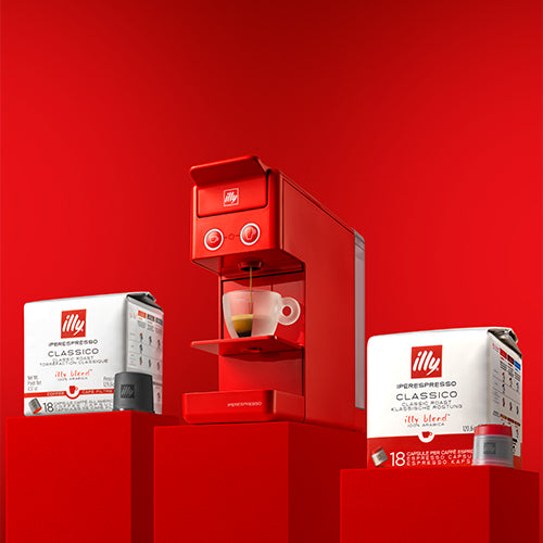 Y3.3 Espresso & Coffee Machine Red
