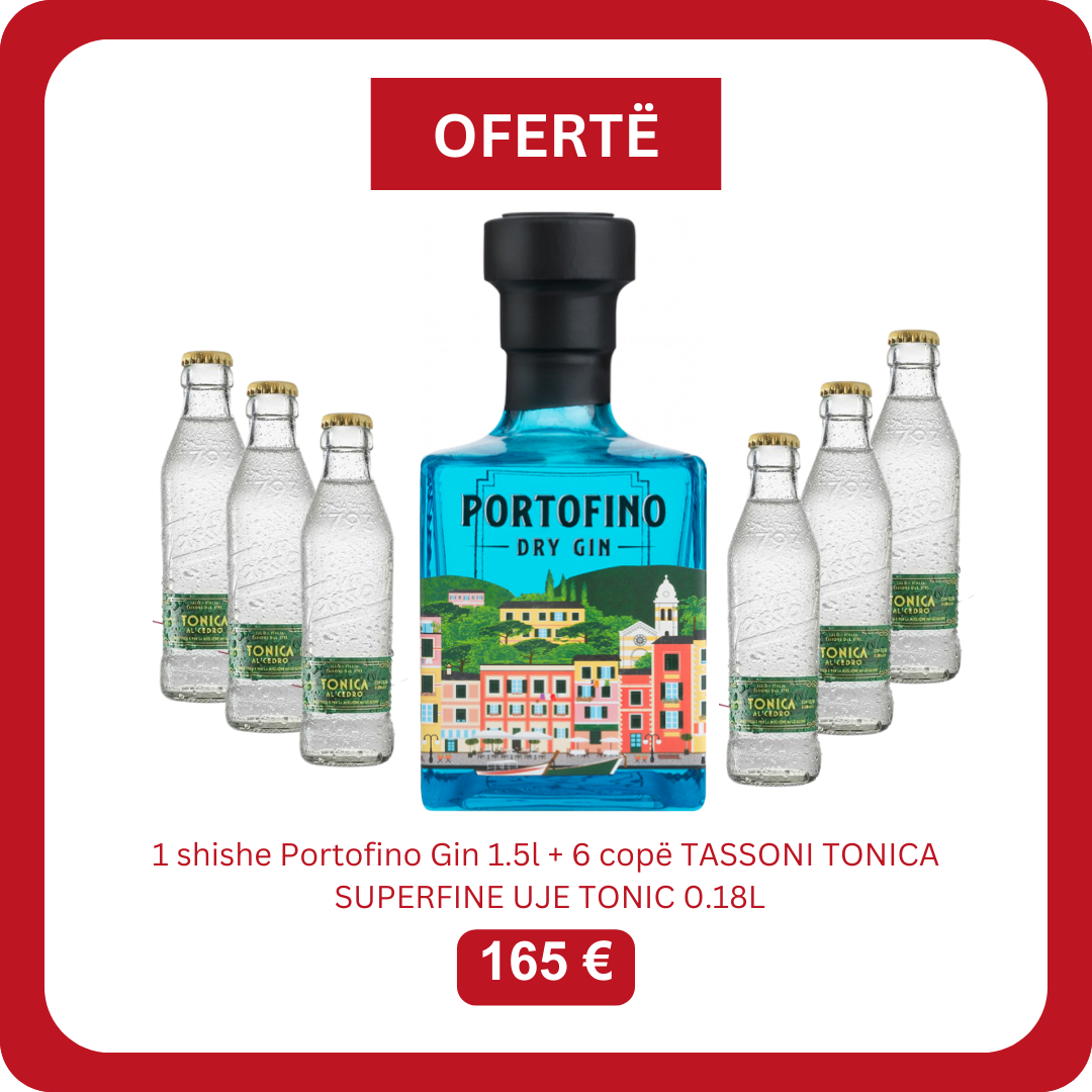 Portofino Gin 1.5L + 6 Tassoni Tonic