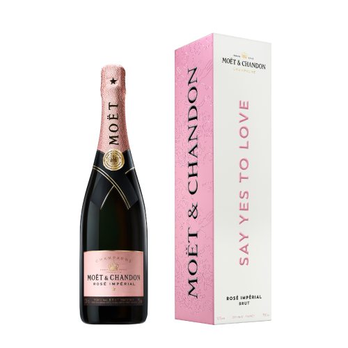 Moet & Chandon Rose Imperial Gift Pack Yes to Love 2023 12%