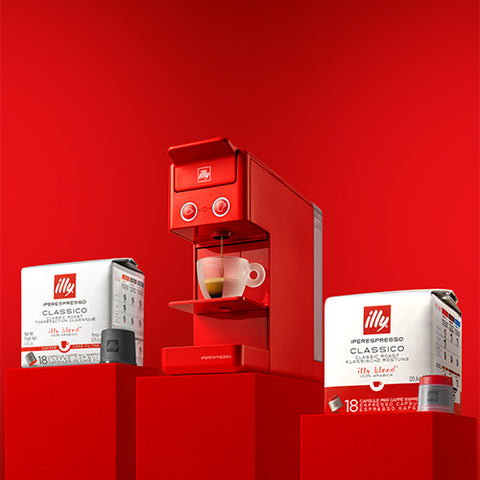Y3.3 Espresso & Coffee Machine Red