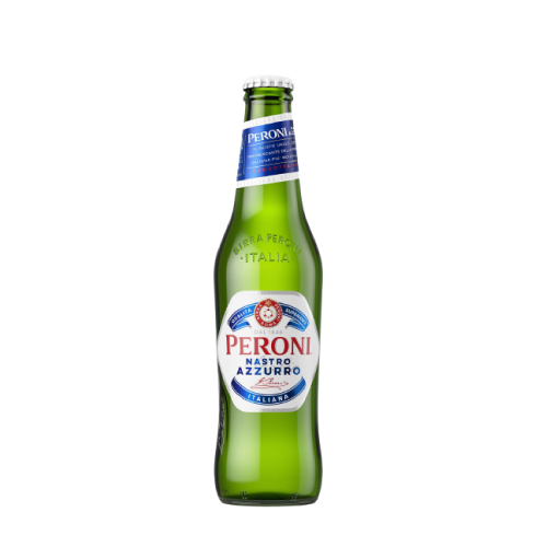 Peroni Nastro Azzurro Birre Bjonde Shishe 0.33L