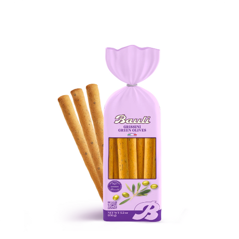 Bauli Grissini Green Olives