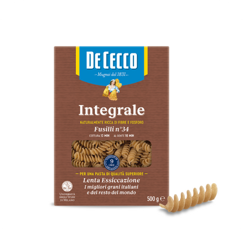 De Cecco Pasta Fusilli Integrali Paketim 500gr