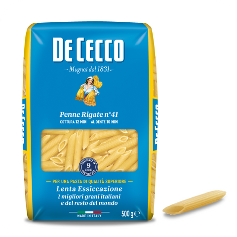 De Cecco Makarona Penne Rigate no. 41, Paketim 500Gr