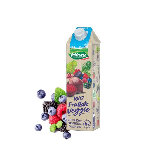 Valfrutta Frullato Miks Perime Te Kuqe Tetrapak 1L 0.25L