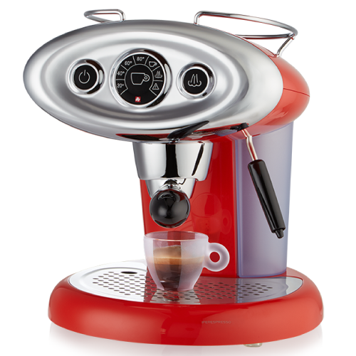 illy X7.1 Iperespresso Capsules Coffee Machine Red (2 Classico + 1 Intenso + 1 Lungo + 1 Decaffeinato)