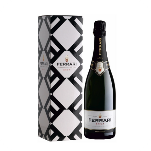Trento Doc Ferrari Brut 0.75L, 12.5% (Kuti Dhuratë)