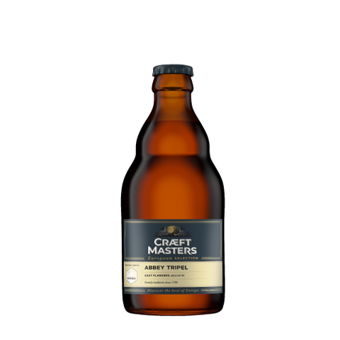 Craft Masters Abbey Tripel Birre Bjonde Shishe 0.33L 8.5%