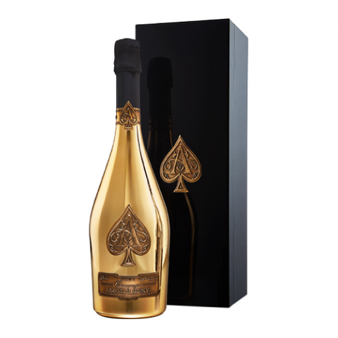 Shampanjë Armand De Brignac Ace of Spades Brut Gold  0.75L, 12.5% (Kuti Druri Dhuratë)